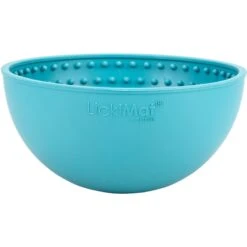 LickiMat Wobble Slow Feeder Dog Bowl, Turquoise -Pet Dog Supply Store 654566 PT3. AC SS1800 V1667342300