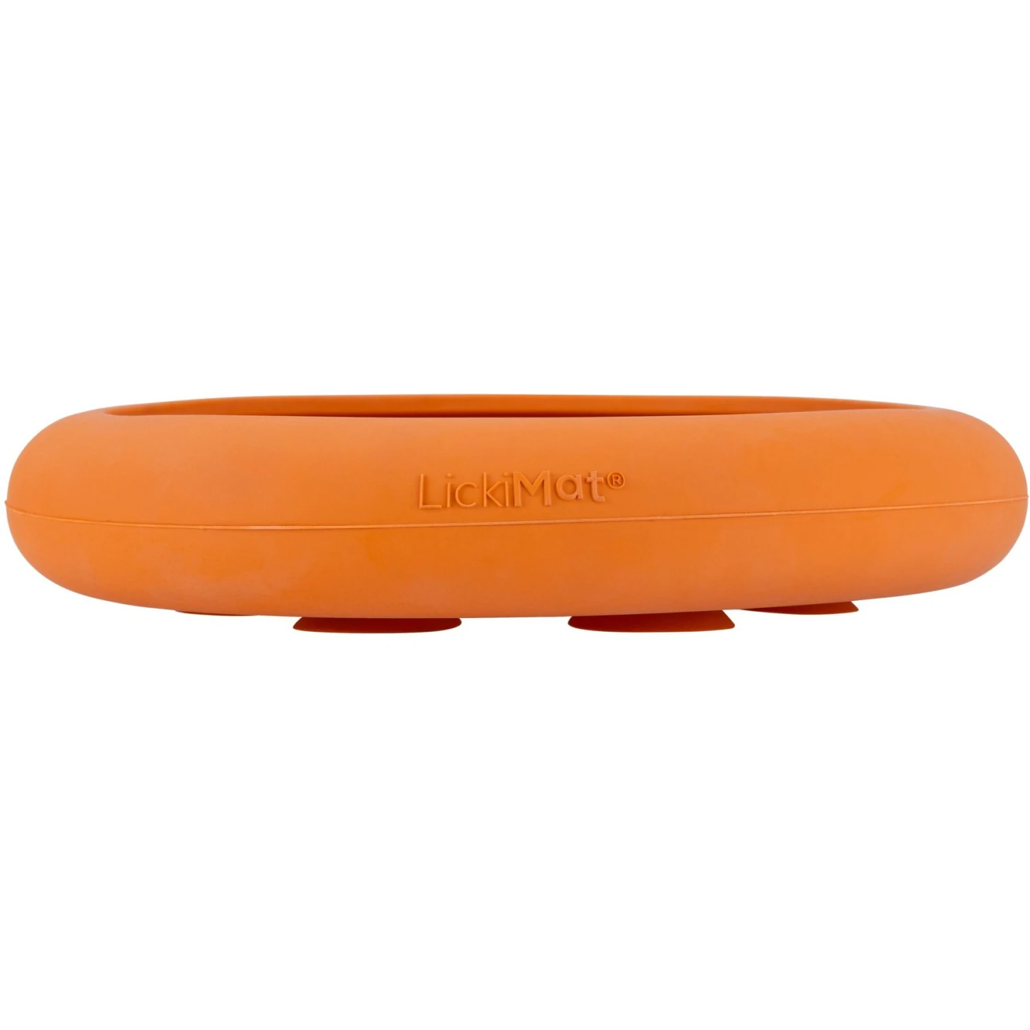 LickiMat UFO Slow Feeder Dog Bowl, Orange, Standard 6 LickiMat UFO Slow Feeder Dog Bowl, Orange, Standard - Image 4