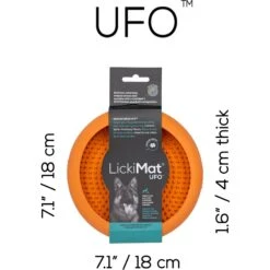 LickiMat UFO Slow Feeder Dog Bowl, Orange, Standard 15 LickiMat UFO Slow Feeder Dog Bowl, Orange, Standard -Pet Dog Supply Store 654622 PT5. AC SS1800 V1668548318
