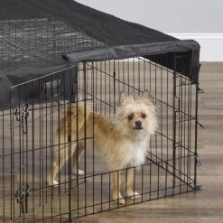 MidWest Exercise Pen Top Fabric Mesh Sunscreen Accessory, Square Configuration, Black 13 MidWest Exercise Pen Top Fabric Mesh Sunscreen Accessory, Square Configuration, Black -Pet Dog Supply Store 655502 PT3. AC SS1800 V1667597862