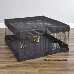 MidWest Exercise Pen Top Fabric Mesh Sunscreen Accessory, Square Configuration, Black 14 MidWest Exercise Pen Top Fabric Mesh Sunscreen Accessory, Square Configuration, Black -Pet Dog Supply Store 655502 PT4. AC SS1800 V1667598352