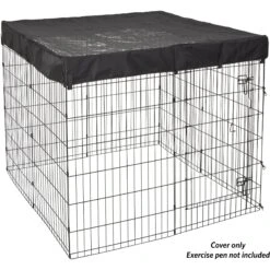 MidWest Exercise Pen Top Fabric Mesh Sunscreen Accessory, Square Configuration, Black 17 MidWest Exercise Pen Top Fabric Mesh Sunscreen Accessory, Square Configuration, Black -Pet Dog Supply Store 655502 PT7. AC SS1800 V1700156095