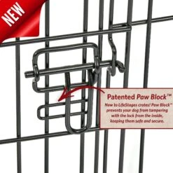 MidWest LifeStages Double Door Collapsible Wire Dog Crate -Pet Dog Supply Store 66304 PT4. AC SS1800 V1647557786