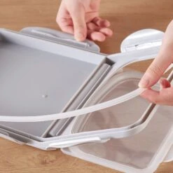 Hanamya Container With Measuring Cup Dog & Cat Food Storage, 2 Count -Pet Dog Supply Store 665798 PT7. AC SS1800 V1665525829