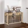 Coziwow 21-in Adjustable Extra Wide Freestanding Dog Gate, Natural Wood -Pet Dog Supply Store 665846 MAIN. AC SS1800 V1703686485