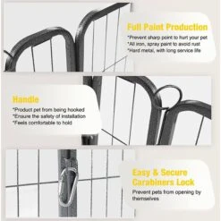 Aivituvin AIR51 Exercise Outdoor & Indoor Portable Dog Playpen, Large -Pet Dog Supply Store 667302 PT3. AC SS1800 V1665526074