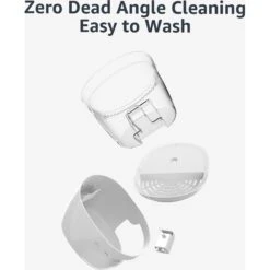 Petdiary Wireless Auto-Sensing Dog & Cat Water Fountain, Large -Pet Dog Supply Store 667318 PT3. AC SS1800 V1665780751