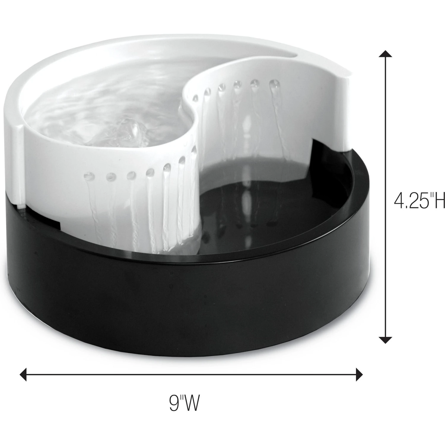 Pioneer Pet Plastic Dog & Cat Fountain Fung Shui Design, 60-oz 4 Pioneer Pet Plastic Dog & Cat Fountain Fung Shui Design, 60-oz - Image 2