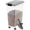 IRIS Airtight Cat, Dog & Bird Food Storage Container With Attachable Casters -Pet Dog Supply Store 677342 MAIN. AC SS1800 V1686074100