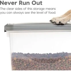IRIS Airtight Cat, Dog & Bird Food Storage Container With Attachable Casters 13 IRIS Airtight Cat, Dog & Bird Food Storage Container With Attachable Casters -Pet Dog Supply Store 677342 PT4. AC SS1800 V1686073052