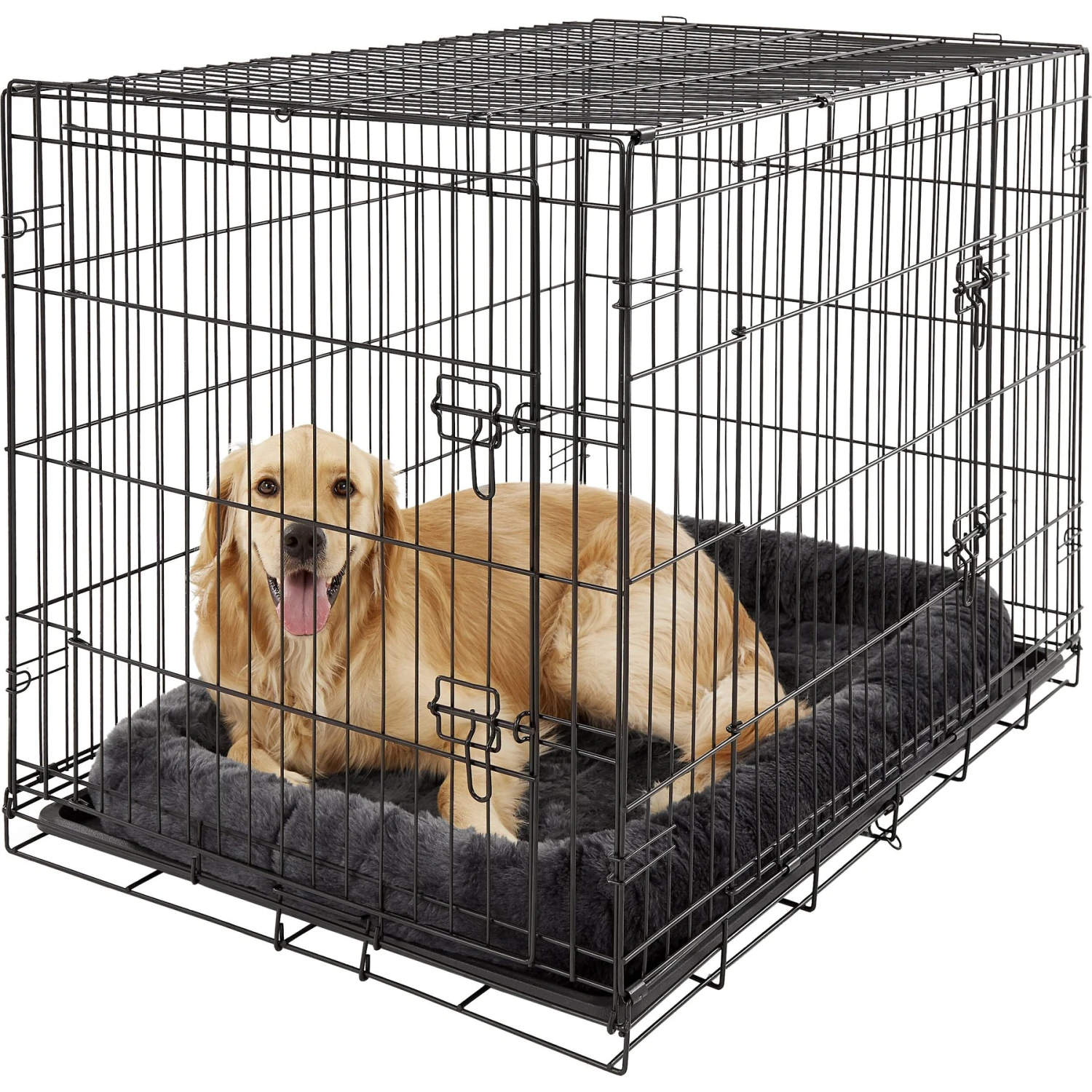 MidWest Quiet Time Fleece Dog Crate Mat 4 MidWest Quiet Time Fleece Dog Crate Mat - Image 2