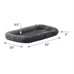 MidWest Quiet Time Fleece Dog Crate Mat 12 MidWest Quiet Time Fleece Dog Crate Mat -Pet Dog Supply Store 68308 PT3. AC SS1800 V1588962557