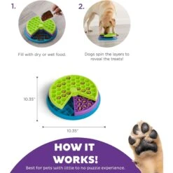 Outward Hound Lickin' Layers Interactive Puzzle Game & Slow Feeder, Multicolor, One-Size -Pet Dog Supply Store 684974 PT2. AC SS1800 V1694439671