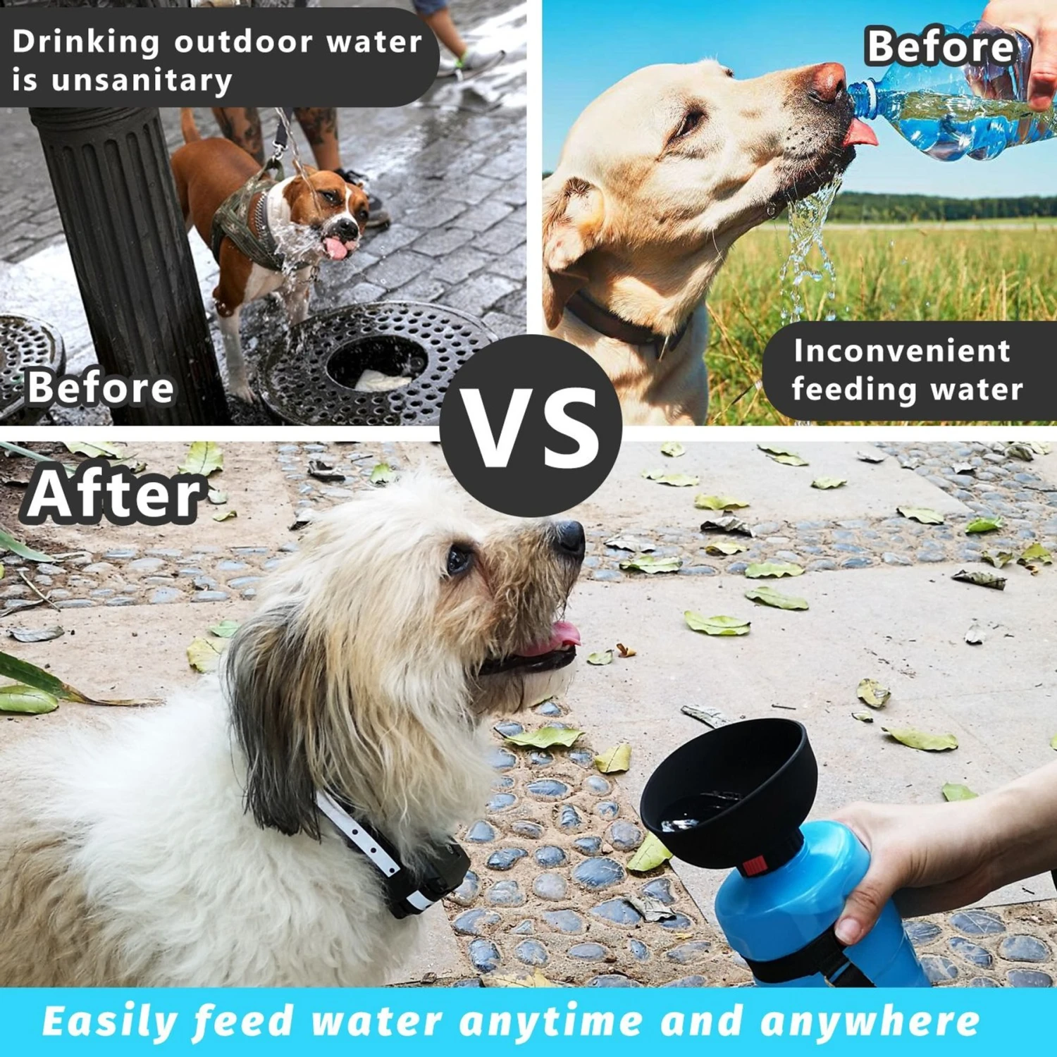 LESOTC Outdoor Dog Water Bottle Dispenser 9 LESOTC Outdoor Dog Water Bottle Dispenser - Image 7