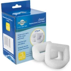 PetSafe Drinkwell Foam Replacement Filters, 2 Count + 2 Items -Pet Dog Supply Store 693926 PT5. AC SS1800 V1668531762