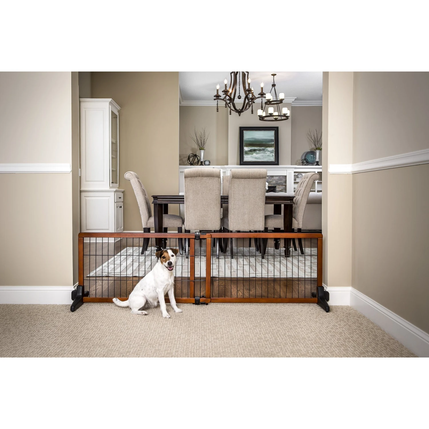 Carlson Pet Products Design Studio Freestanding Extra Wide Dog Gate 3 Carlson Pet Products Design Studio Freestanding Extra Wide Dog Gate