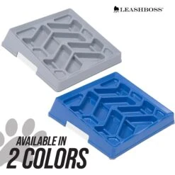 Leashboss Flat Face Slow Feeder Dog Bowl, Small/Medium -Pet Dog Supply Store 695078 PT8. AC SS1800 V1701379398