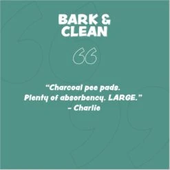 Bark & Clean Premium Activated Charcoal Traveller's Dog Potty Pad -Pet Dog Supply Store 695822 PT7. AC SS1800 V1667520138
