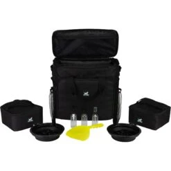 Pounce + Fetch Weekender Dog Food Travel Kit, Black, Large 18 Pounce + Fetch Weekender Dog Food Travel Kit, Black, Large -Pet Dog Supply Store 696902 PT7. AC SS1800 V1667518756