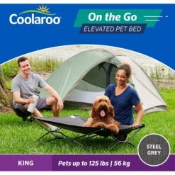 Coolaroo On The Go Elevated Cat & Dog Bed With Removable Cover -Pet Dog Supply Store 696990 PT3. AC SS1800 V1667865659