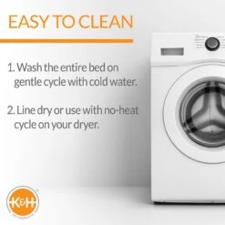 K&H Pet Products Self-Warming Dog Crate Pad, Gray -Pet Dog Supply Store 69734 PT3. AC SS1800 V1683565928