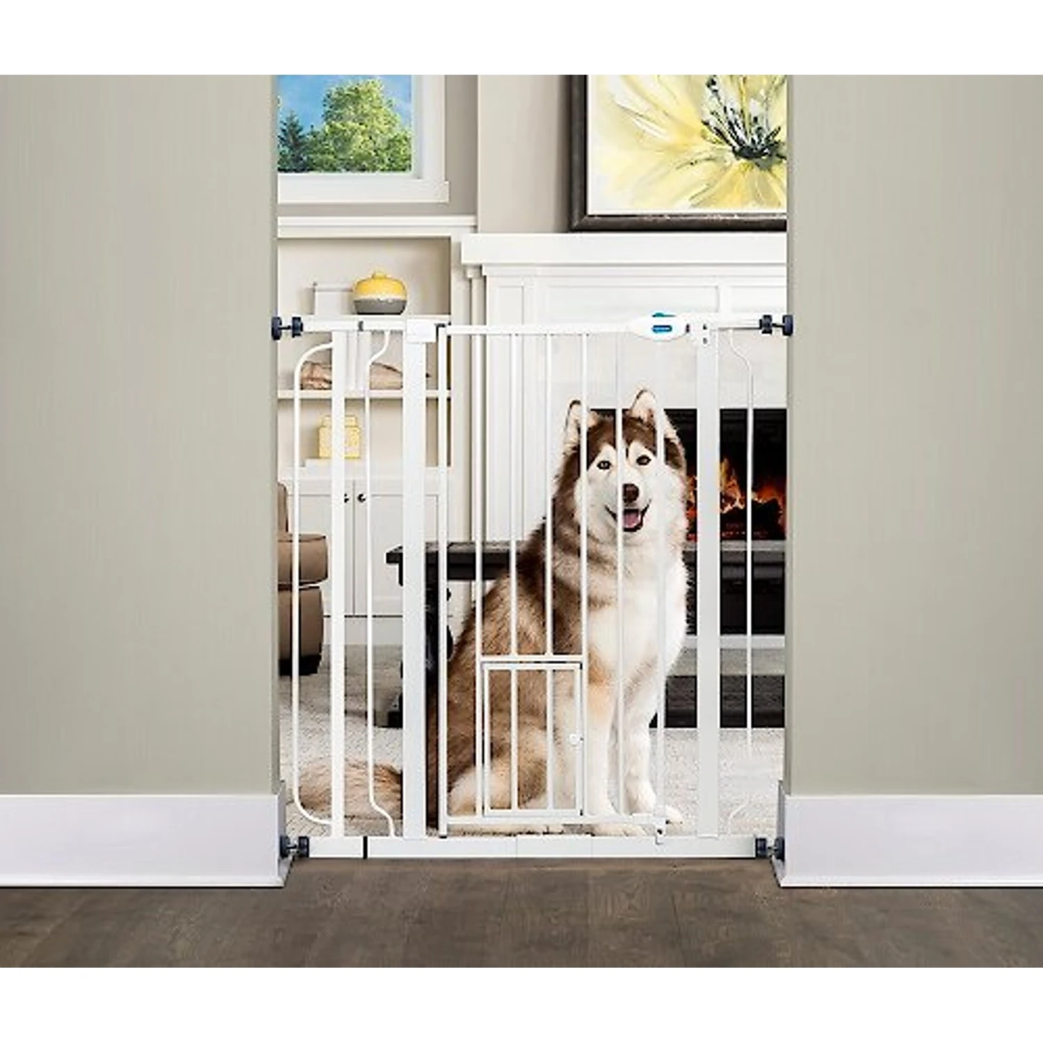 Carlson Pet Products Extra Tall Walk-Thru Dog Gate With Pet Door 3 Carlson Pet Products Extra Tall Walk-Thru Dog Gate With Pet Door