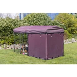 TRIXIE Dog Kennel Sunshade, XX-Large, Burgundy -Pet Dog Supply Store 701454 PT3. AC SS1800 V1668547815