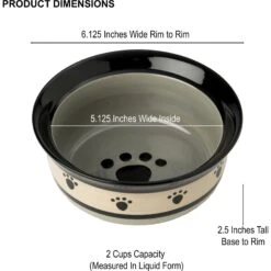 PetRageous Designs Metro Deep Ceramic Dog & Cat Bowl 8 PetRageous Designs Metro Deep Ceramic Dog & Cat Bowl -Pet Dog Supply Store 70289 PT3. AC SS1800 V1628185625