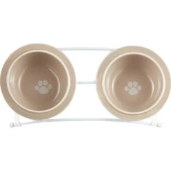 PetRageous Designs Toftee's Paws Double Diner Elevated Pet Bowls 11 PetRageous Designs Toftee's Paws Double Diner Elevated Pet Bowls -Pet Dog Supply Store 70368 PT2. AC SS1800 V1539704636