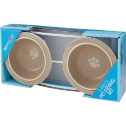 PetRageous Designs Toftee's Paws Double Diner Elevated Pet Bowls 12 PetRageous Designs Toftee's Paws Double Diner Elevated Pet Bowls -Pet Dog Supply Store 70368 PT3. AC SS1800 V1539704637