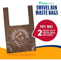 Arm & Hammer Swivel Bin & Rake Backyard Waste Pickup -Pet Dog Supply Store 70666 PT5. AC SS1800 V1659634888