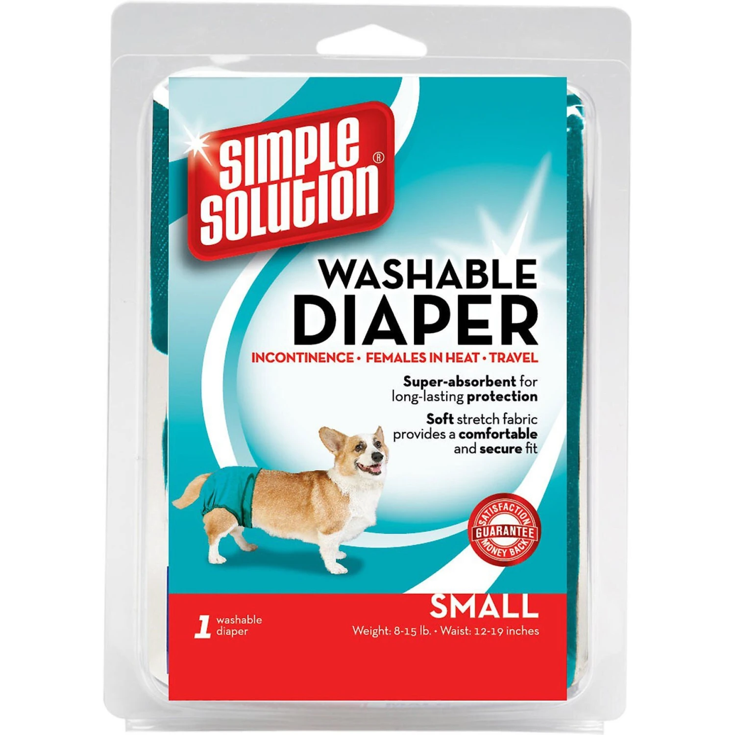 Simple Solution Washable Female Dog Diaper 3 Simple Solution Washable Female Dog Diaper