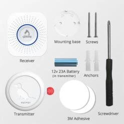 PATPET Smart Training Doorbell Potty Communication Dog & Cat Toy, White, Small -Pet Dog Supply Store 712963 PT6. AC SS1800 V1672946997