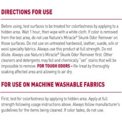 Nature's Miracle Lavender Scented Skunk Odor Remover, 32-oz Bottle -Pet Dog Supply Store 716566 PT3. AC SS1800 V1669681675