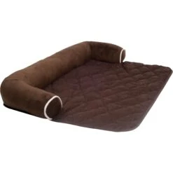HappyCare Textiles Fleece Plush Sofa Bed & Furniture Protector, Brown -Pet Dog Supply Store 717294 PT4. AC SS1800 V1669657941