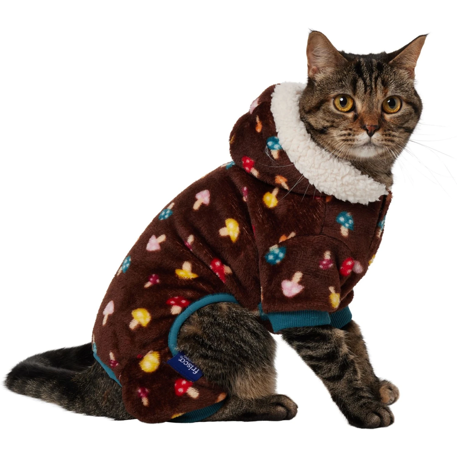 Frisco Cozy Plush Fleece Dog & Cat PJs, Mushrooms 3 Frisco Cozy Plush Fleece Dog & Cat PJs, Mushrooms