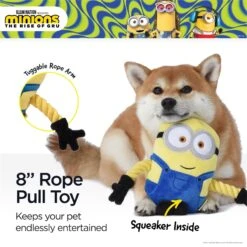 Fetch For Pets Minions Dave Rope Limb Pull Dog Toy -Pet Dog Supply Store 722230 PT3. AC SS1800 V1672175169