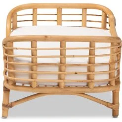 Bali & Pari Marcy Rattan With Cushion Dog & Cat Bed, Natural Brown & White 13 Bali & Pari Marcy Rattan With Cushion Dog & Cat Bed, Natural Brown & White -Pet Dog Supply Store 725246 PT2. AC SS1800 V1669911261