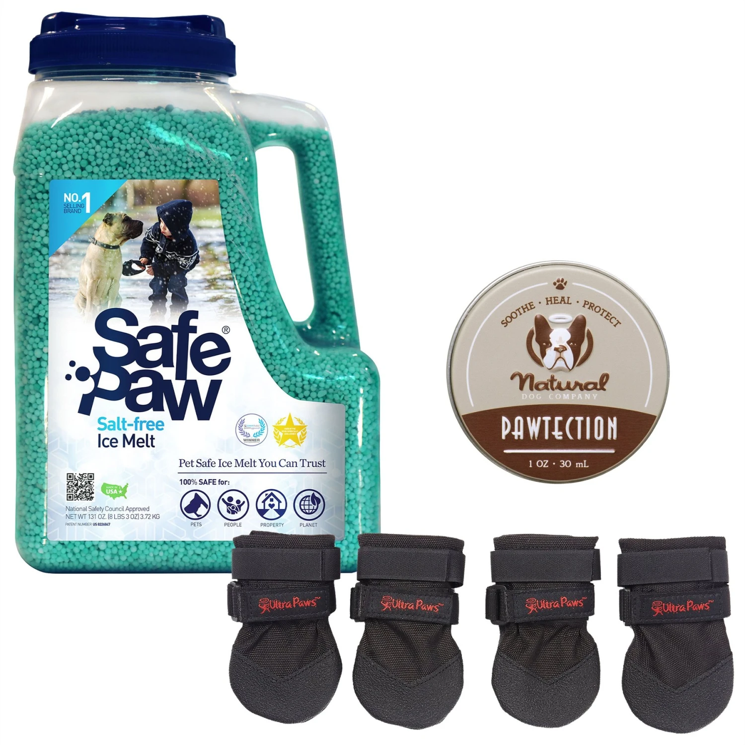 Safe Paw PetSafe Ice Melt For Dogs & Cats + 2 Items 2 Safe Paw PetSafe Ice Melt For Dogs & Cats + 2 Items