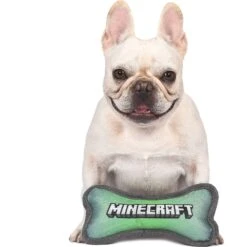 Fetch For Pets Minecraft Bone Oxford Plush Bone Dog Toy -Pet Dog Supply Store 728622 PT3. AC SS1800 V1682622254