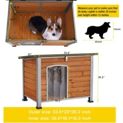 Aivituvin Wooden Heavy Duty Dog House 13 Aivituvin Wooden Heavy Duty Dog House -Pet Dog Supply Store 734502 PT5. AC SS1800 V1670601157