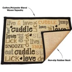 PetRageous Designs Cuddle Tapestry Placemat -Pet Dog Supply Store 73462 PT2. AC SS1800 V1628723206