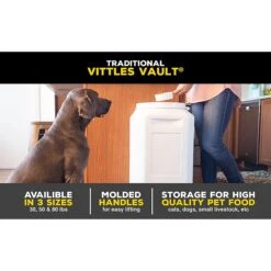 Gamma2 Vittles Vault Pet Food Storage -Pet Dog Supply Store 73476 PT2. AC SS1800 V1445890015