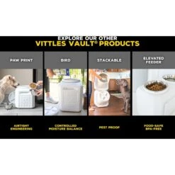 Gamma2 Vittles Vault Pet Food Storage -Pet Dog Supply Store 73476 PT4. AC SS1800 V1445890018
