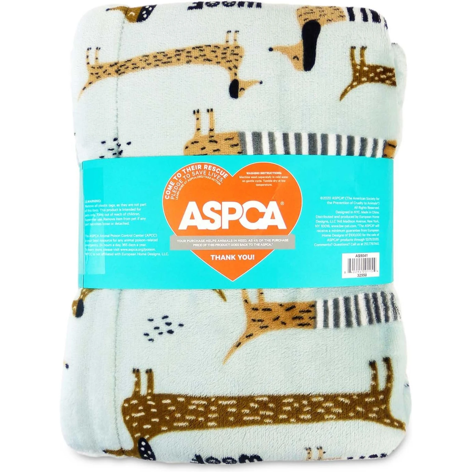 ASPCA Breeds Pattern Embossed Dog & Cat Blanket 4 ASPCA Breeds Pattern Embossed Dog & Cat Blanket - Image 2