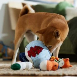 Frisco Holiday Melting Snow Globe Hide & Seek Puzzle Plush Squeaky Dog Toy -Pet Dog Supply Store 739910 PT3. AC SS1800 V1695045656