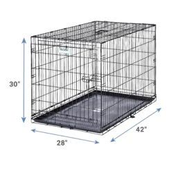 Precision Pet Products Provalu Single Door Collapsible Wire Dog Crate -Pet Dog Supply Store 74077 PT2. AC SS1800 V1564754506