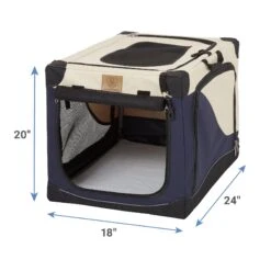 Precision Pet Products 4-Door Collapsible Soft-Sided Dog Crate -Pet Dog Supply Store 74108 PT2. AC SS1800 V1586805536