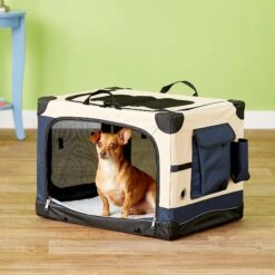 Precision Pet Products 4-Door Collapsible Soft-Sided Dog Crate -Pet Dog Supply Store 74108 PT4. AC SS1800 V1562172819