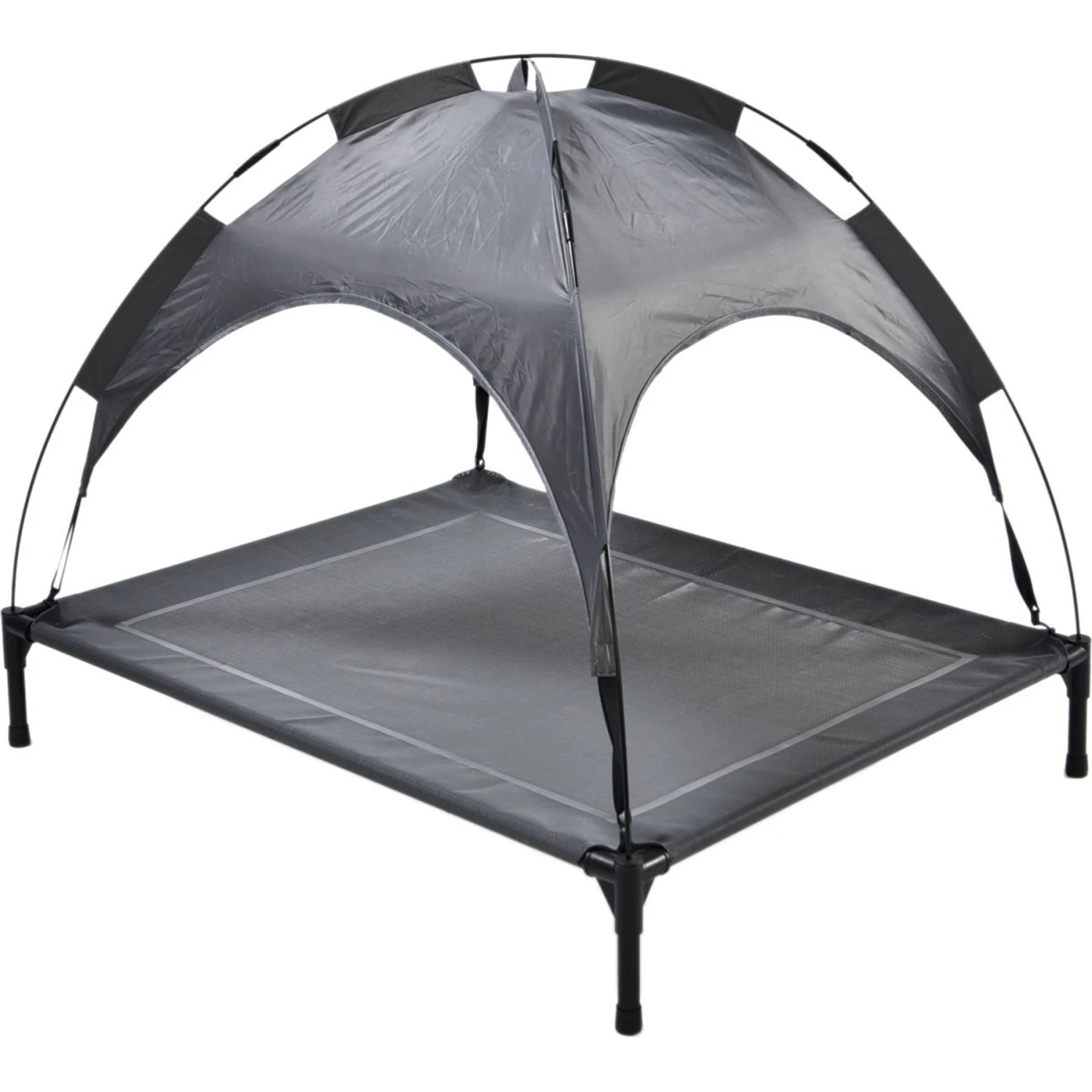 Max & Marlow Go Gear Outdoor Elevated Cat & Dog Bed Mat, Gray, Medium 9 Max & Marlow Go Gear Outdoor Elevated Cat & Dog Bed Mat, Gray, Medium - Image 7